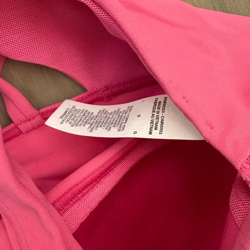 Nike Pink Double-Strap Sports Bra